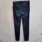 Liverpool dark wash pull on skinny jeans women's 6 image number 2
