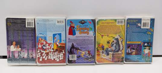 Bundle of 5 Assorted Disney Animation VHS Tapes image number 2