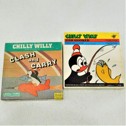 VTG Super 8 Silent B&W Film Reels Disney Mysterious Dr. Syn Kidnapped At Sea Chilly Willy image number 5