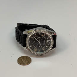 Designer Fossil ES-2345 Silver-Tone Stainless Steel Round Analog Wristwatch alternative image