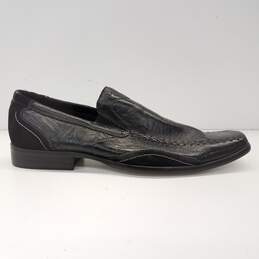 Stacy Adams Black Leather Slip on Loafers Men's Size 10.5M