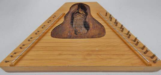 Ah-Weh Hut Crafts, Inc. Brand 8-String Zither w/ Mountain Man Design image number 3