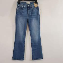 Madewell Women Blue Mid-Rise Jeans Sz25 NWT