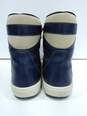 Men's Tan & Blue Snowboard Boots Size 8 image number 4