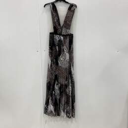 NWT Bebe Womens Multicolor Animal Print Sleeveless Maxi Dress Size 6