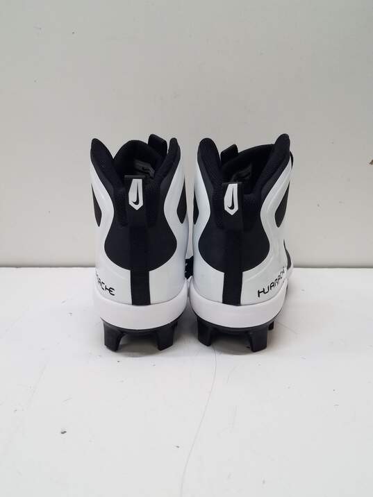 Nike Alpha Huarache Pro Black, White Cleats 923434-011 Size 5Y/6.5W image number 3