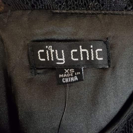 City Chic Women Black Dress XS NWT image number 4