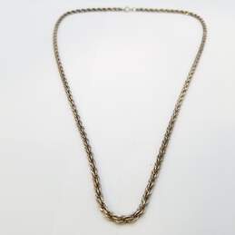 Sterling Silver Rope Chain 23in Necklace 28.5g