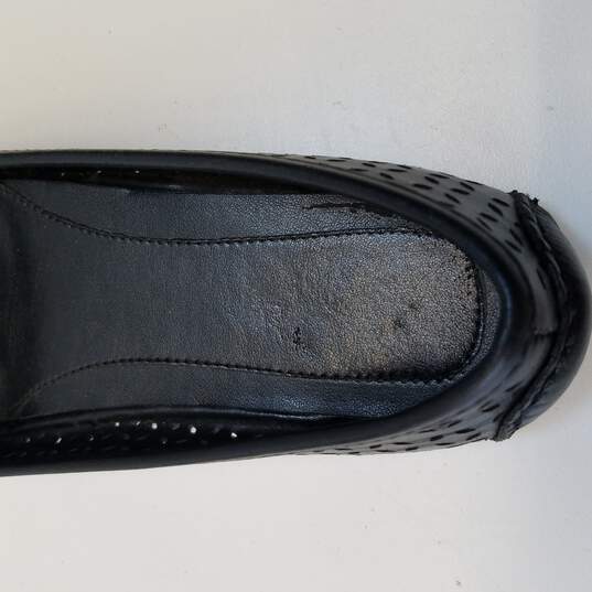 Michael Kors Gloria Black Leather Moccasin Loafers Flats Shoes Women's Size 5.5 M image number 4