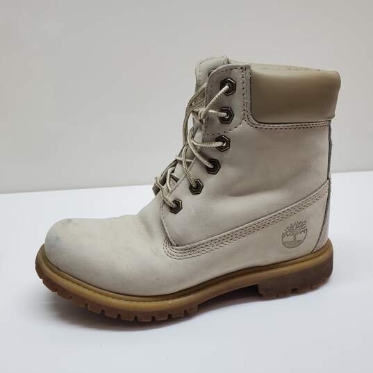 Timberland 8228A Women's Premium Cream Boots Size 7M image number 3