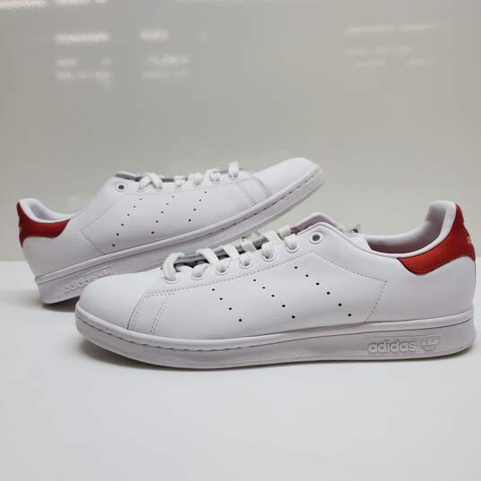 2020 MEN'S ADIDAS STAN SMITH 'WHT/RED' EF4334 SIZE 9.5 image number 1