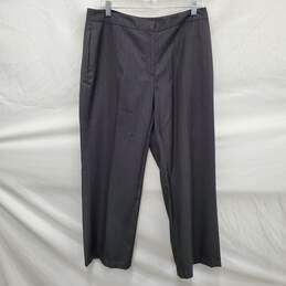 NWT Kasper Petite WM's Gray Pinstripe Suit Trousers Size 12P / Pants ONLY