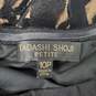 Tadashi Shoji Petite WM's Black & Beige Lace Embroidered Sheath Maxi Dress Size 10 P image number 3