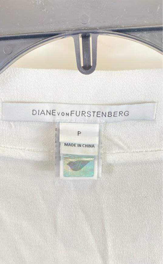Diane Von Furstenberg Women White Blouse 1X/2XL image number 3