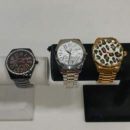 Collection of Three Betsey Johnson Women's Wristwatches