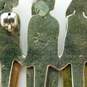 (G) 2 Far Fetched Mixed Metals Four Friends Holding Hands Brooches Set image number 3
