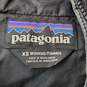 Patagonia Womens Black Hooded Rain Puffer Jacket Size XS image number 3