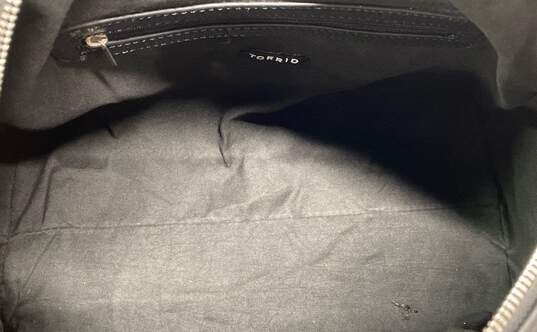 Torrid Black Faux Leather Studded Shoulder Satchel Bag image number 6