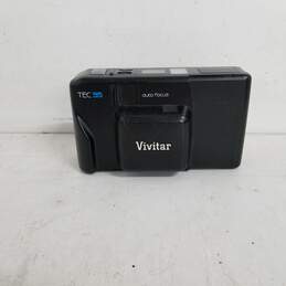UNTESTED Vintage Vivitar Tec45 35mm DX Film Camera w/ Auto Focus & Flash