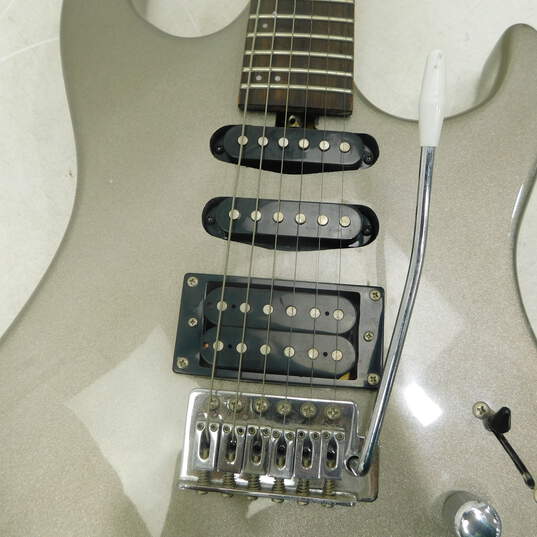 Washburn Brand X-Series Model Silver Electric Guitar (Parts and Repair) image number 4