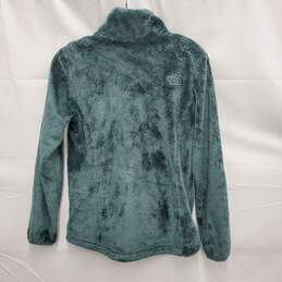 The North Face WM's Full Zip Green Elastane Fleece Jacket Size SP alternative image