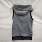 Burton Dryride WM's Snowboard WM's Heathered Gray Full Zipper Hooded Vest Size MM image number 2