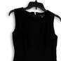 Womens Black Colorblock Sleeveless Back Zip Knee-Length A-Line Dress Size 4 image number 3