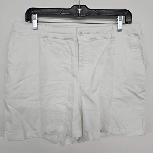 White Button Shorts image number 1