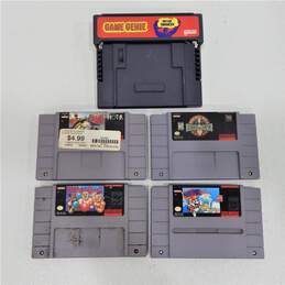 5 ct. SNES Super Nintendo Game Lot
