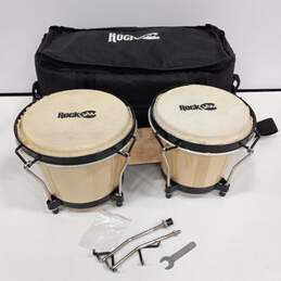 Rock Jam Bongo Drums W/Case