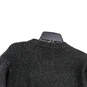 NWT Womens Gray Striped Long Sleeve Crew Neck Pullover Sweater Size Medium image number 4