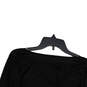 NWT Womens Black V-Neck Long Sleeve Ruched Pullover Blouse Top Size 12 image number 4