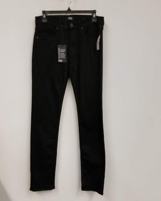 NWT Womens Black Lennox Pockets Dark Wash Slim Fit Denim Skinny Jeans Sz 28 image number 1