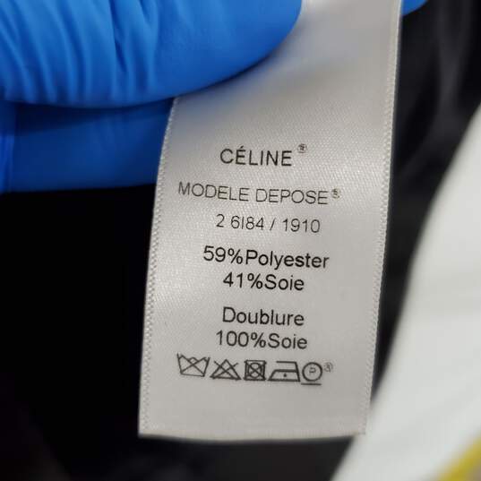 Celine Women's Black Sleeveless Sheath Dress Size 42 image number 4