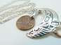 Odin Lonning Sterling Silver Humpback Whale Pendant Necklace 13.5g image number 7