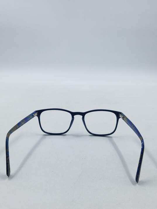 John Varvatos Navy Browline Eyeglasses image number 3
