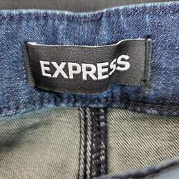 Express Women Blue Skinny Jeans Sz 34x30 Nwt alternative image