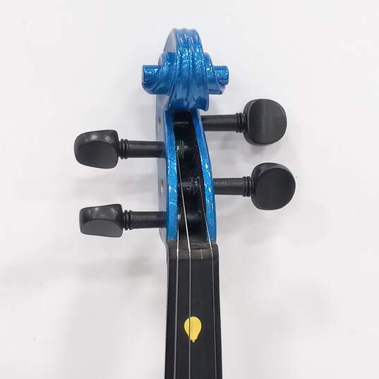 Blue Violin In Case w/ Accessories image number 6