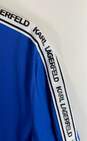 Karl Lagerfeld Men Blue Spell Logo Tape T Shirt XL image number 5