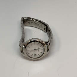 Designer Bulova 96M000 Silver-Tone Stainless Steel Quartz Analog Wristwatch alternative image