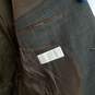 Michael Kors Men's Brown Plaid Suit Jacket Size 44L image number 4