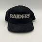Starline NFL Mens Black Raiders Fitted Adjustable Snapback Hat image number 1
