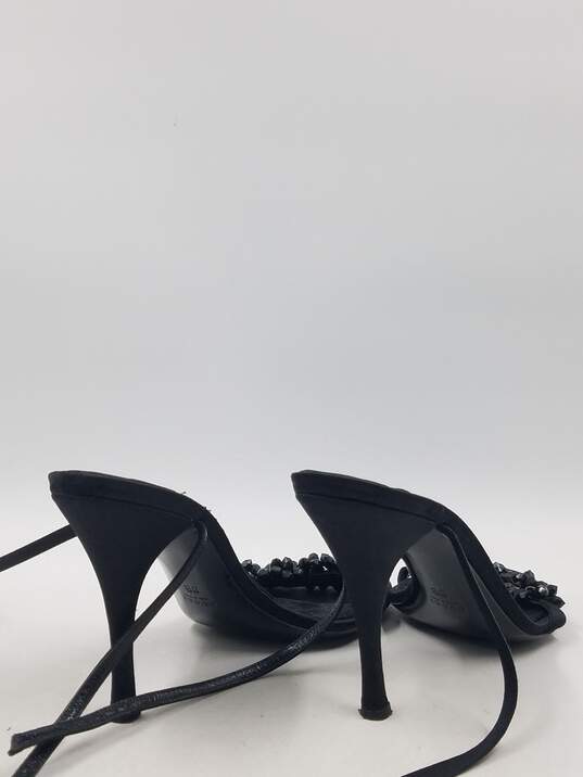 Authentic Gucci Black Embellished Sandal W 8B image number 4