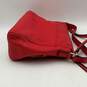 Kate Spade Womens Red Leather Adjustable Strap Zipper Crossbody Bag Purse image number 4