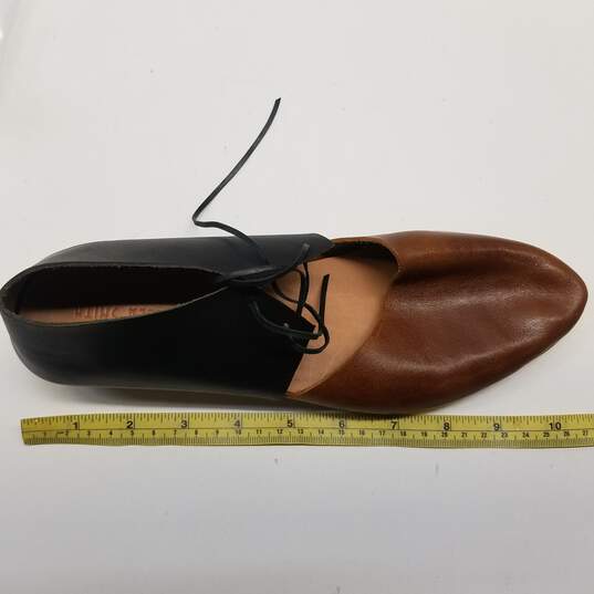 Sevilla Smith Leather The Javian Flats Brown Black 7.5 image number 10