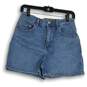NWT Womens Blue Denim Medium Wash 5-Pocket Design Mom Shorts Size 5 image number 1