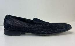 Magnanni Neiman Marcus Leopard Print Leather Loafers Shoes Men's Size 10 M