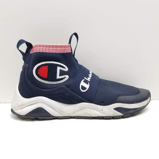Champion Men's Rally Pro Blue Sock Sneakers Size 13 image number 1