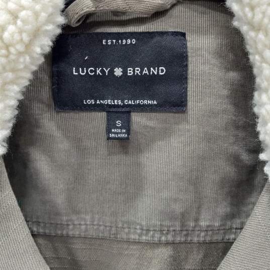 Lucky Brand Faux Sherpa Collar Jacket Women's Size S image number 2