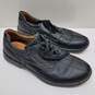 Men's black leather Ecco comfort work shoes size 47 image number 1